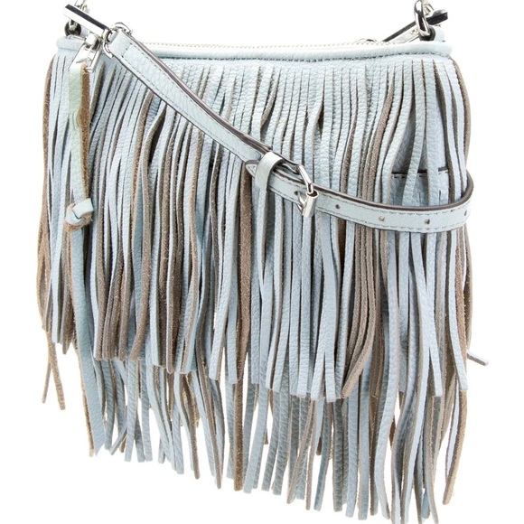 Rebecca Minkoff Leather Fringe Crossbody Bag - Picture 5 of 15